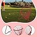 Vaveren Golf Chipping Practice Net Adjustable Angle Gift Target Accessories Training Equipment for Dad Husband Women Men Kids Playing, Red