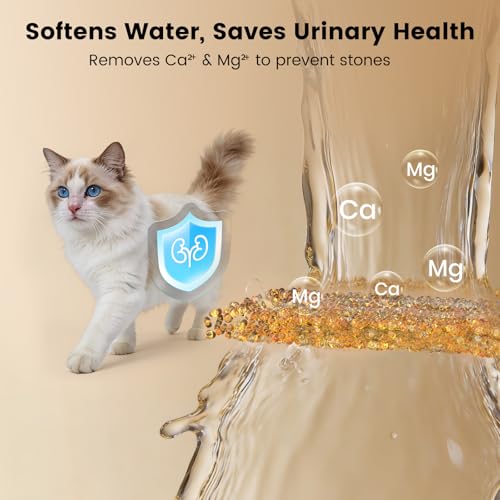 Image of Invengo Replacement Filters for Cat Water Fountain, 6 Carbon Filters & 6 Foam Sponges Compatible with Invengo MeowFlow Series Pet Water Fountains (Upgraded 6-pack)