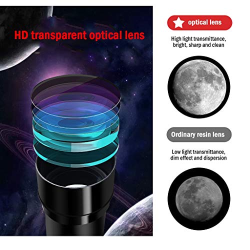 Telescopio YXCKG Tubo Largo 50MM Astronómico Ajustable miniatura 5
