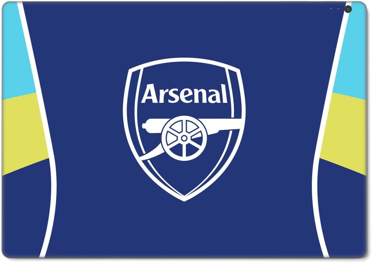 Head Case Designs Officially Licensed Arsenal FC Blue Yellow Training Patterns Vinyl Sticker Skin Decal Cover Compatible with Microsoft Surface Book 2