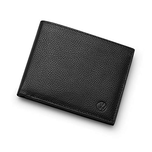 Volkswagen 000087400L041 - Cartera de Piel para Hombre, Color Negro