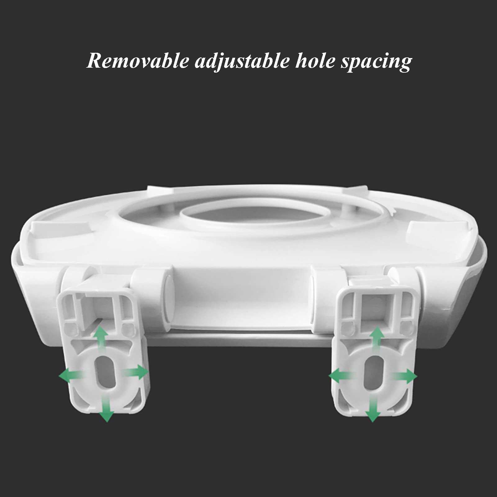 Asiento de inodoro alargado con asiento de entrenamiento para orinal integrado, diseño de cierre suave 2 en 1, plástico ovalado blanco, ideal para familias, escuelas y baños públicos
