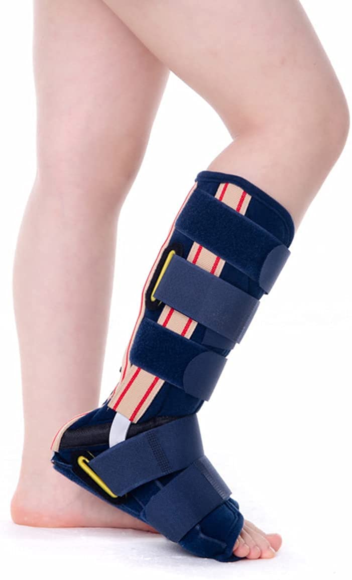Soporte para la Periostitis Tibial Ortesis para pie caído Férula de fijación para Pantorrilla y Tobillo Infantil Sujetador de Soporte para rehabilitación de esguinces, fracturas