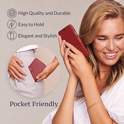 Lupa Iphone Xr Case Wallet, Card Holder, For Men And Women, Faux Leather Flip Case, Folio, Burgundy #TOP5