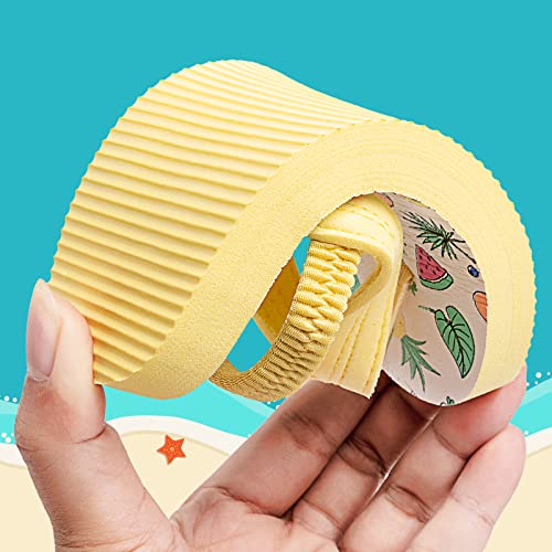 Techcity Toddler Boys Girls Flip Flops Kids Unicorn Dinosaur Sandals Beach Pool Water Shoes With Back Strap thumb #4
