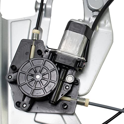 Image of TRQ Front Right Power Window Regulator & Motor Assembly Passenger Side Compatible with 2001-2003 BMW 525i 1997-2000 528i 530i 1997-2003 540i 2000-2003 M5 BM1351103