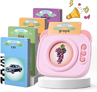 Talking Flash Cards Toddler Toys For 2 3 4 5 6 Year Old Girls Boys Gifts Learning Educational Toys Speech Therapy Toys Preschool Learning Resources Montessori Interactive Toys 224 Words For Kid Age 2+