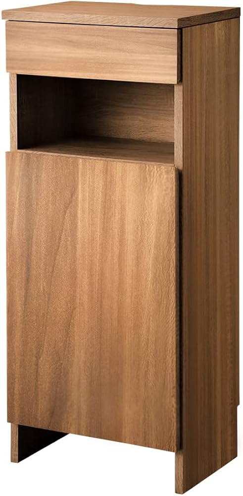 FAX台　ルーター収納　天然木　台　46cm ブラウン　収納　電話　プリンター FAX台 ルーター収納 天然木 台 46cm ブラウン 収納 電話 プリンター