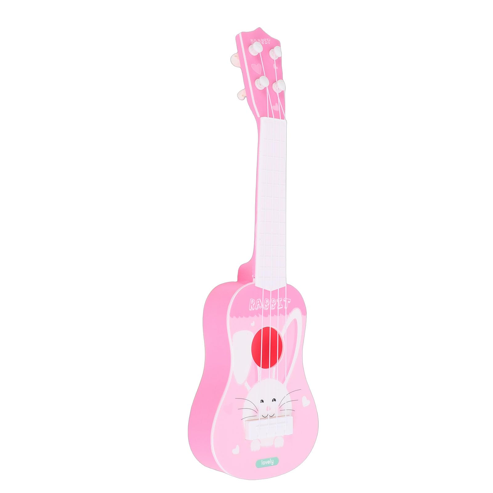 Cryfokt Interactive Ukulele Guitar Toy for Children Cooperative Play Cognitive Development Lightweight Portable (Pink) — view 9