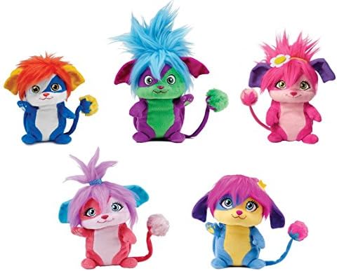 Popples Plush Full Set of 5 - Exclusive - As Seen Only On Netflix
