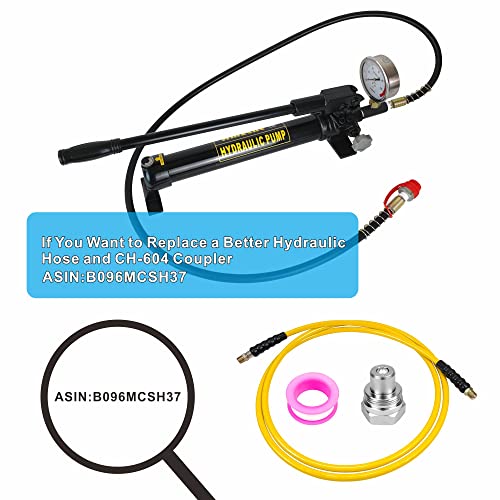 Image of AMZCNC 10000 Psi Hydraulic Hand Pump with Pressure Gauge 2 Speed Power Pack Hydraulic Lifting Pump. (CP-700-2)