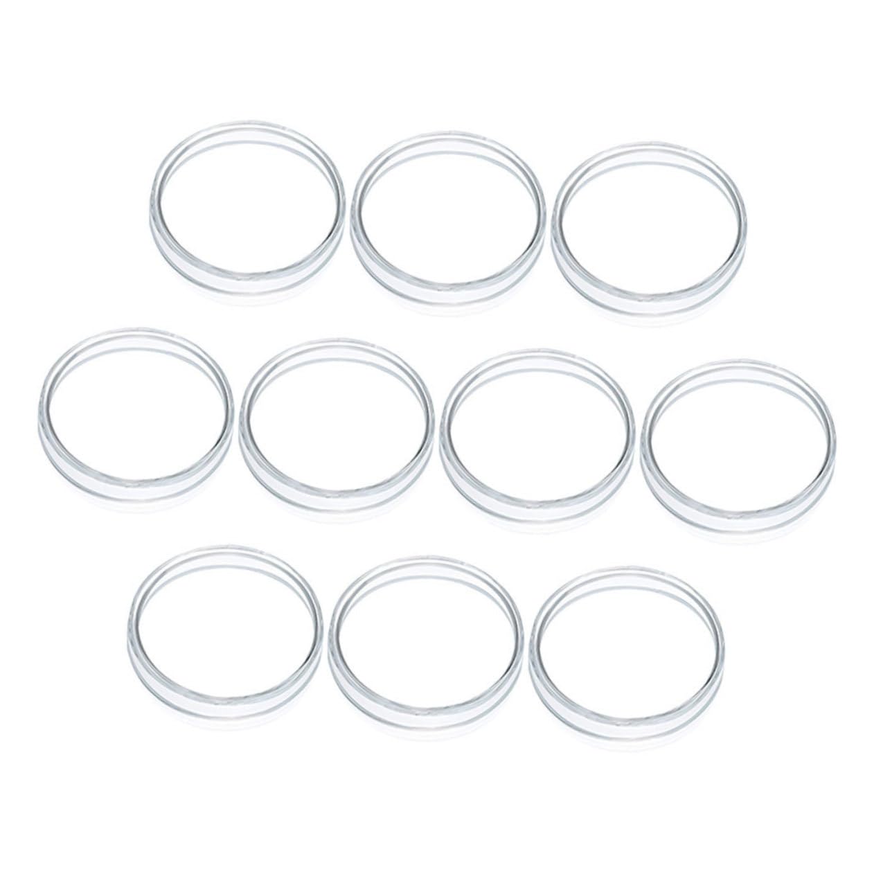 MAGICLULU Placa De Petri De Plástico Plato De Cultivo Platos Placa De Cultivo Celular Cultivo De Células Tejido Placas Para Uso En Laboratorio Placas Petri El Plastico 10 Piezas X 4