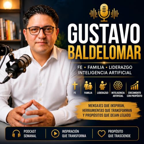 『Gustavo Baldelomar | Fe, Familia, Liderazgo e Inteligencia Artificial』のカバーアート
