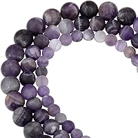 Vista 7 de Cuentas de piedra de jaspe Picasso natural mate de 0.236 pulgadas (0.236 in), piedras preciosas redondas sueltas para hacer joyas y pulseras, piedra