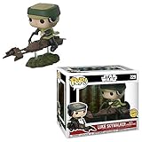  USA OFFICIAL Star Wars Funko Pop 229 Luke with Speeder Bike Chase 40 Years Film Cinema Leia