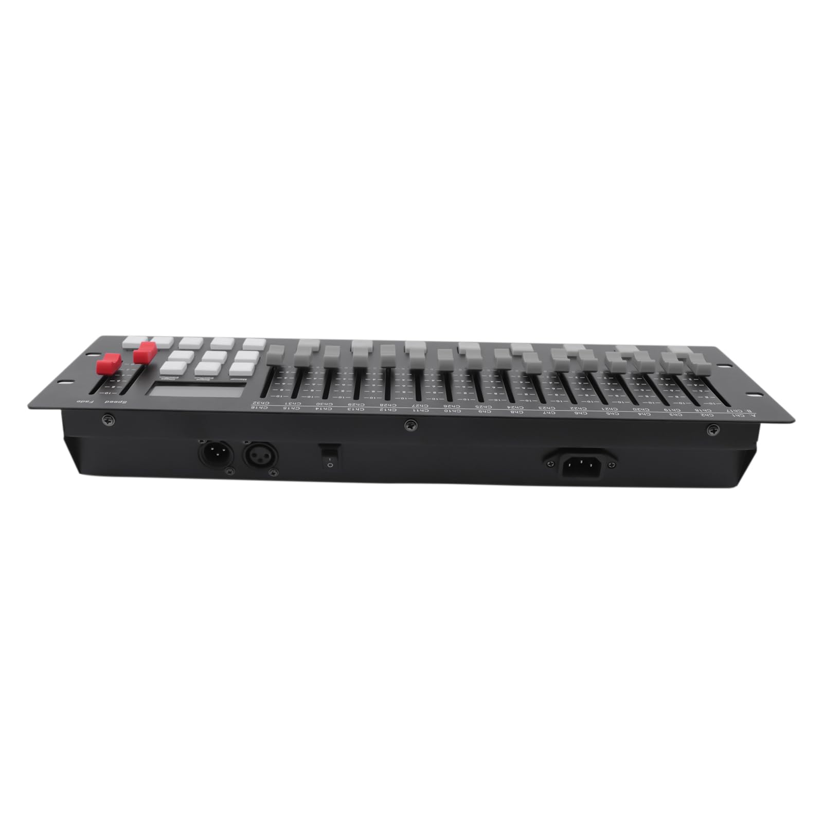 Pannello controller DMX DMX512, console di illuminazione, display LED, 256 canali, per il programma dell'illuminazione del palco, da modificare, colore nero