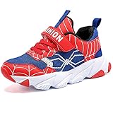 Materialzusammensetzung: Atmungsaktive Mesh-Obermaterial + Komfort Textilfutter + Rutschfeste Gummisohle. Ultra-Komfort Turnschuhe Hallenschuhe für Kinder Jungen Mädchen.
