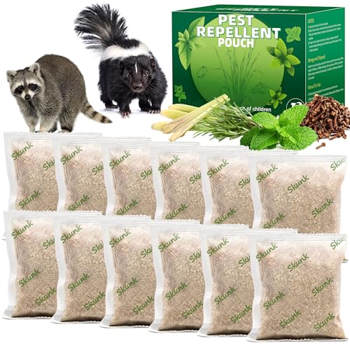 12 Pack Natural Skunk and Raccoon...