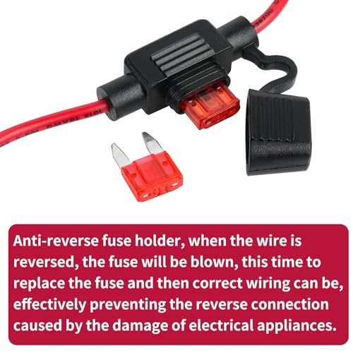 HOMELYLIFE 10A 120W DC 36V/48V to 12V Voltage Converter with Fuse Step Down Regulator Buck Reducer Power Converter Waterproof Transformer for Golf Cart4