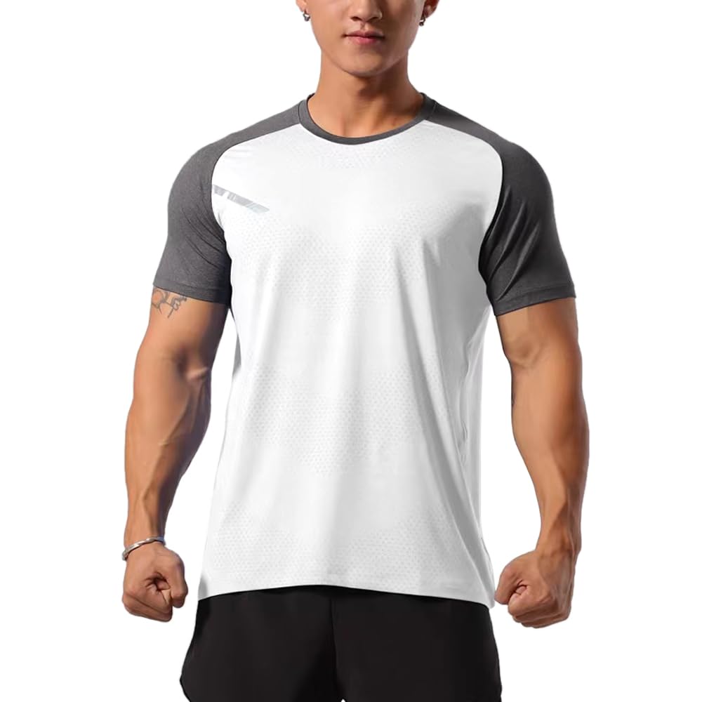 Hommes Exercer Respirant Et Confortable Le Muscle Courir Chemise Exercer Séchage Rapide Vêtements De Sport
