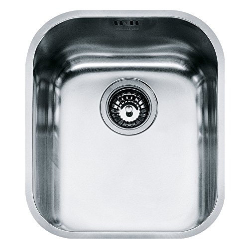 FRANKE 122.0021.444 | Évier de cuisine sous plan en acier inoxydable - Armonia (AMX 110-34) | Cuve simple | Couleur/Finition : Inox soie