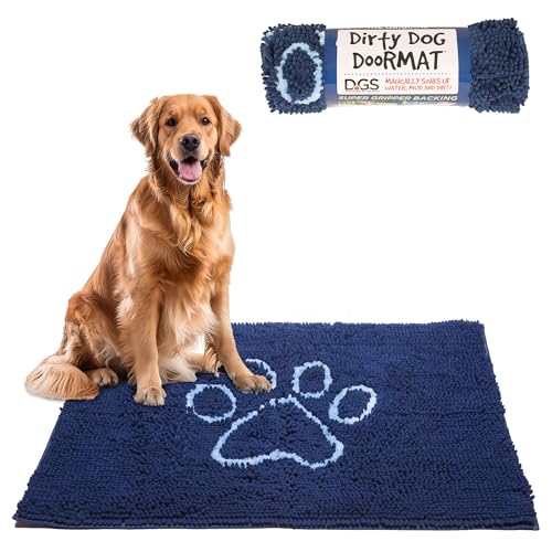 Dog Gone Smart Dirty Dog Doormat - Super Absorbent Rug for Clean Floors