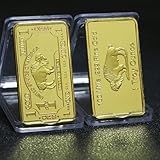 Grand cadeau: C'est aussi un cadeau de décoration de vacances exquis à partager avec votre famille et vos amis, ou comme un objet de collection précieux chéri par les amateurs de pièces de monnaie