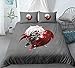 SZSHJR 3 SZT Cartoon Duvet Cover Set Japoński Anime Anime Tokyo Ghoul: Kaneski Ken Kołdra Cover dla Otaku i Anime Fan's Room, 1 Duvet Cover 2 Poduszki Shams (Size : AU-Single140cmx210cm)