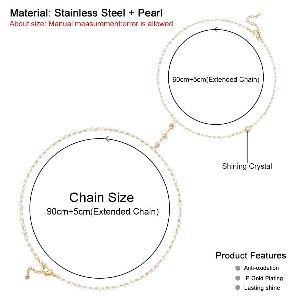 Cadenas para el cuerpo, cadena de cuerpo de cristal de acero inoxidable para mujer, cadena para la cintura del vientre, joyería Sexy para el cuerpo del Bikini