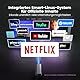 Smart Beamer 4K [Auto Fokus | Netflix Official | Dolby Audio] Full HD 1080P Beamer 600ANSI Smart-System Auto Vertikale Trapezkorrektur WiFi6 Zweiwege-Bluetooth 20W Projektor Outdoor 360°Drehbar