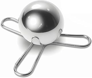Stainless Steel Coffee Cooling Sphere Reusable Frozen Ice Ball Coffee Cooling Flavor Enhancer Coffee Tool Kitchen Bracket(A)