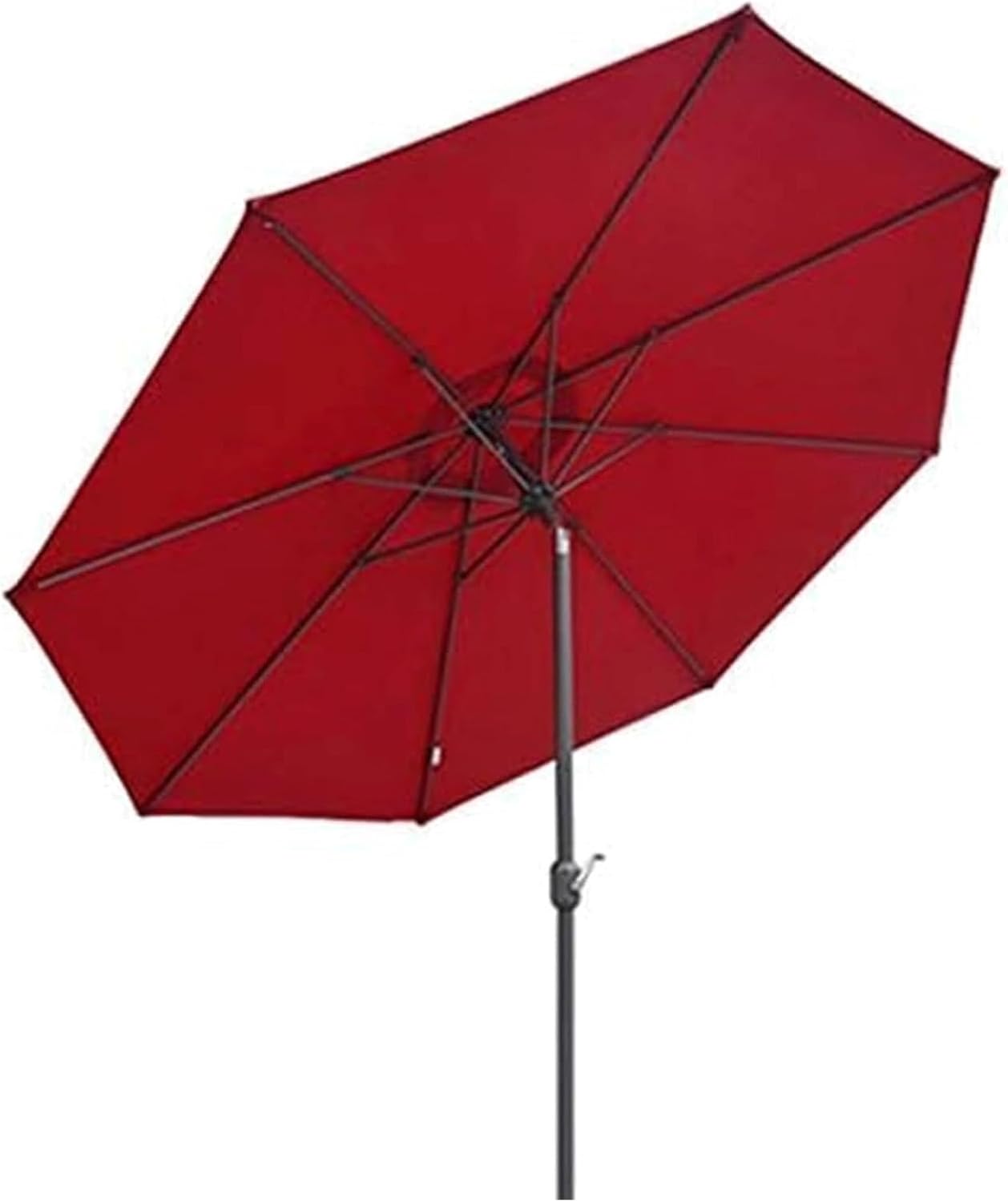 Outdoor Parasol 106.2in Patio Umbrella Outdoor Sun Umbrella with Push Button Tilt and 8 Ribs Beach Umbrella Without Base Patio Garden Umbrella(A-2.7m/9FT)