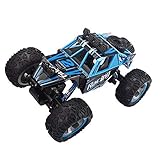 Compite con la raza - El coche de control remoto tiene un sistema de trabajo muelle de suspensión, alineación de las ruedas delantera ajustable y faros de xenón estilo.Perfecto para la noche de carreras de coches RC!Carrera con cualquier otro coche de control remoto.Un juguete muy creativa para los niños para jugar y mejorar sus manos en la habilidad y la capacidad de imaginación.