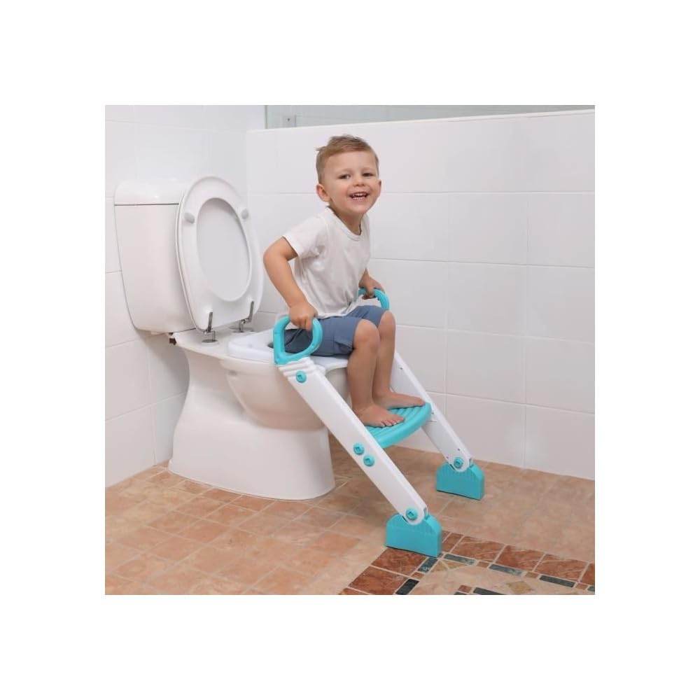 Dreambaby Step-Up Nocnik treningowy nakładka na toaletę - 2-poziomowa regulowana - Aqua-Model G6015