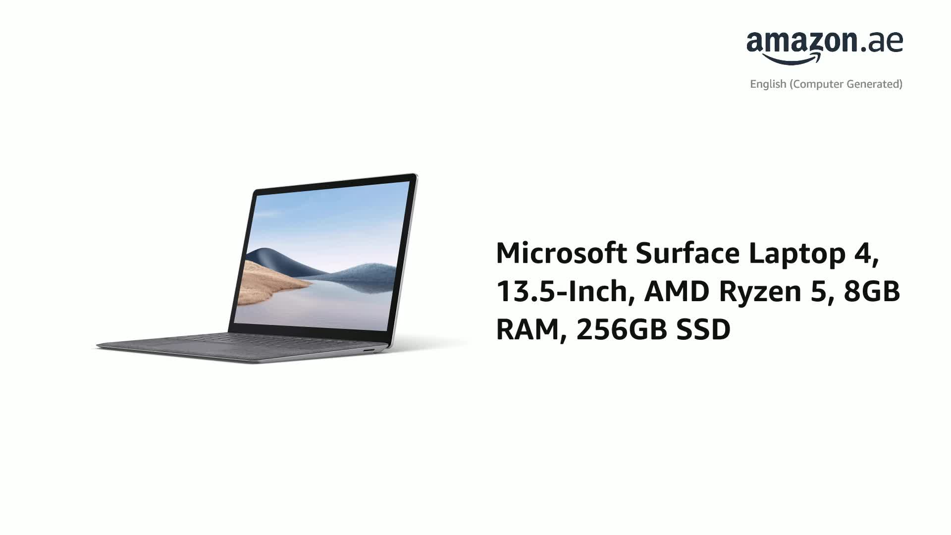 Microsoft Surface Laptop 4 Super-Thin 13.5 Inch Touchscreen Laptop