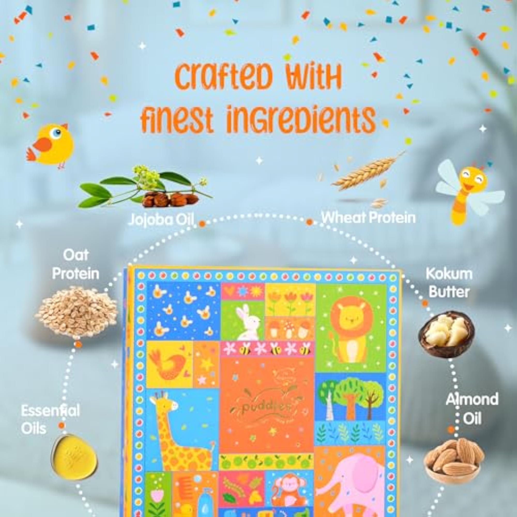 Organic Celebration Gift Box For Kids | Set of 5 | Cub Riders