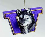 College Treasures Washington State Huskies Mascot Resin Ornament 3.5'' R5