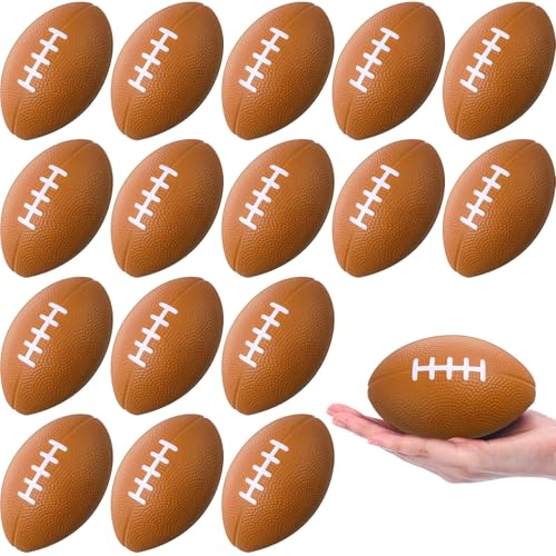 Blulu 20 Pcs Mini Footballs Bulk 4.72" Foam Football