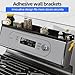 SZJHXIN 4X Strong Magnetic Stove Top Shelf, Adjustable 15-30 Inches, Fits Various Stove Lengths, Kitchen Organizer, Holds Spices, Condiments and BBQ Sauces (Matte Black)