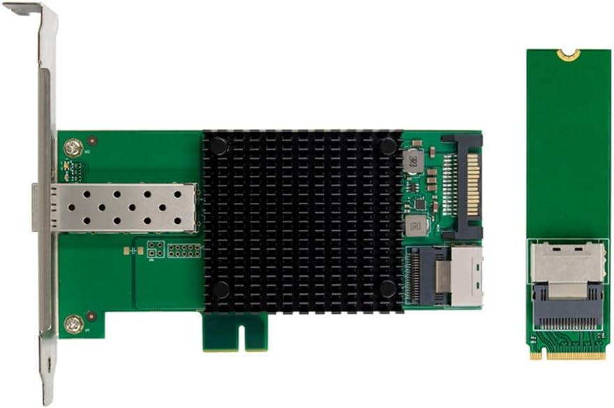MFNDHKAZTH JL82599EN M. 2 10G SFP+ 光ファイバーサーバーネットワークカード 工業用コンピューターデータ伝送用