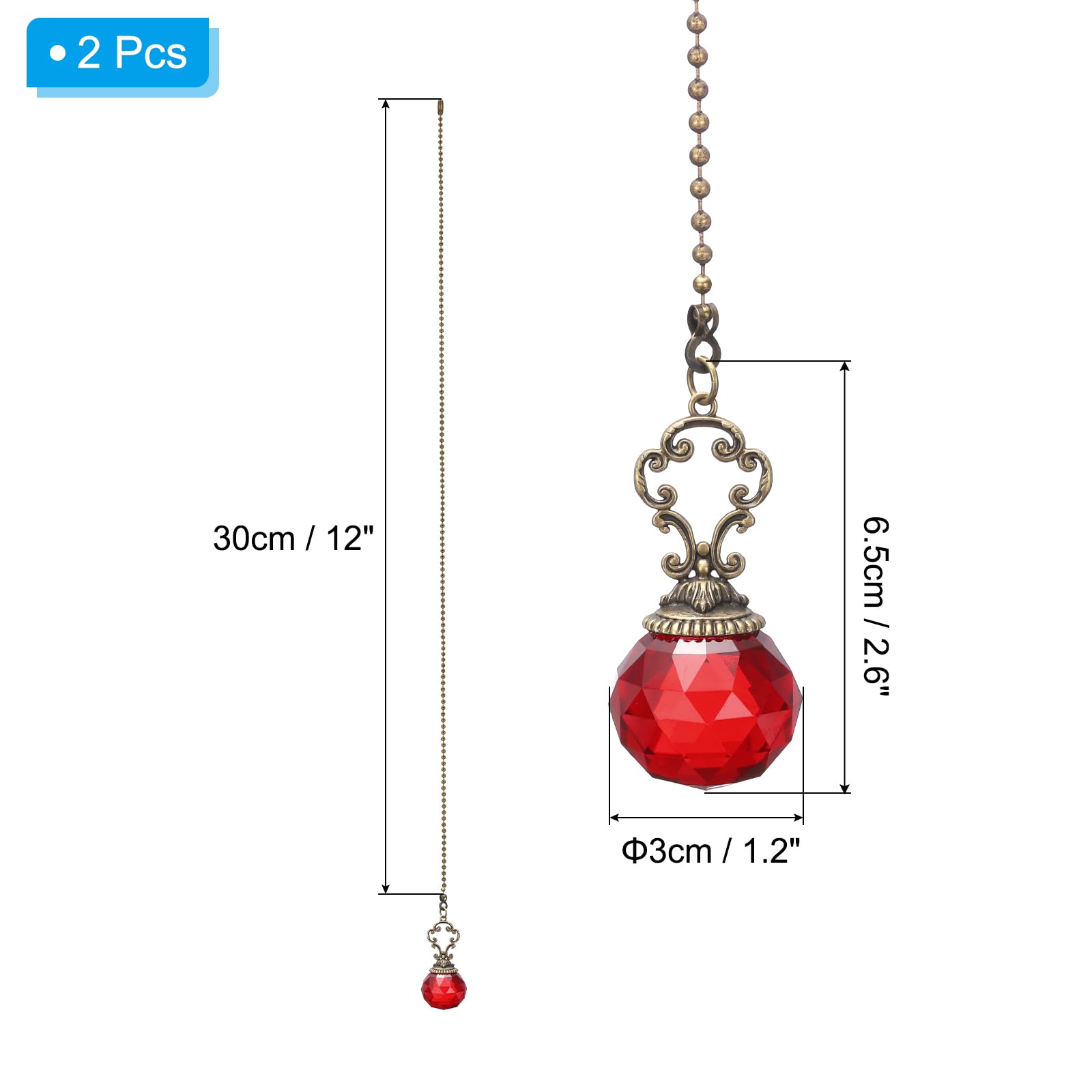 PATIKIL Ceiling Fan Pull Chain - Image 2