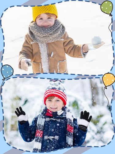 Image of Syhood 5 Pairs Kids Winter Gloves