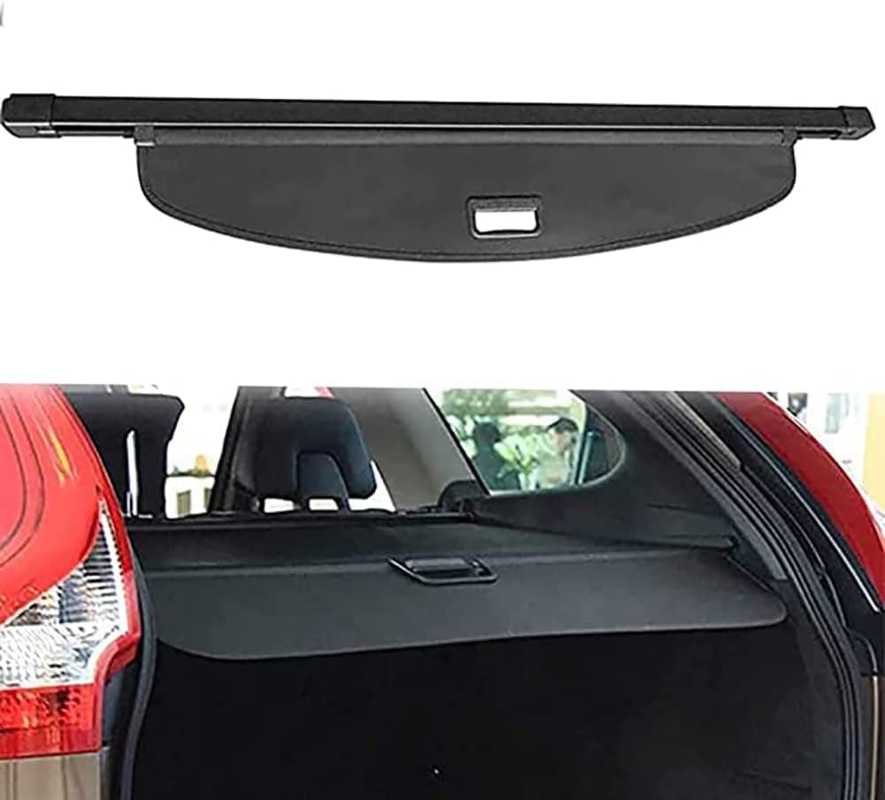 pour Volvo XC60 2010-2017 Cache-Bagages, Housse Colis Cargo Couverture De Cargaison Étagère Arrière Rétractable De Coffre