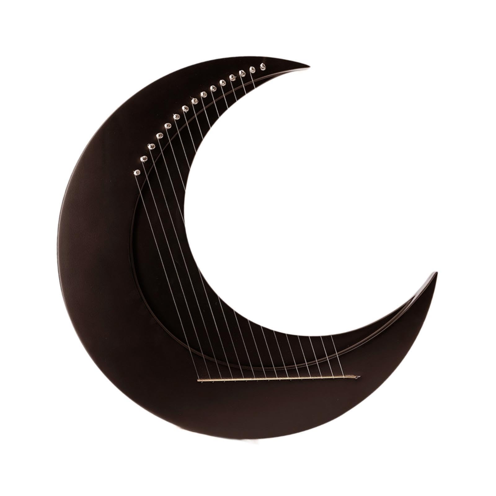 #N/a Lyres Harp de 15 Cuerdas Instrumento Elegante Inspiración Mitológica Caja Musical Cuerda Orquestal Adecuado para Músicos Principiantes