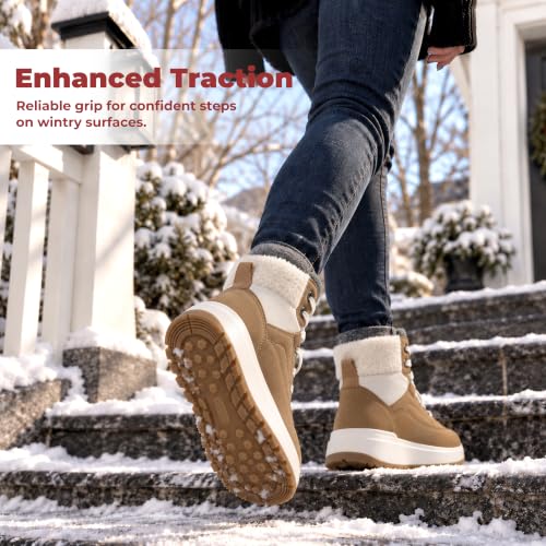 Women's Faux-Fur-Lined Winter Ankle Boots - image 2