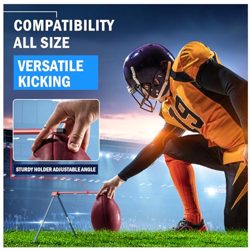 image for JvVuell Football Kicking Holder Tee, Metals - Field Goal Kickoff Train