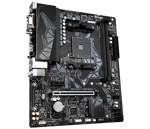 Image of GIGABYTE B550M Gaming with Pure Digital VRM Solution, PCIe 4.0 /3.0 x4 M.2, RGB Fusion 2.0, Smart Fan 5, Q-Flash Plus.