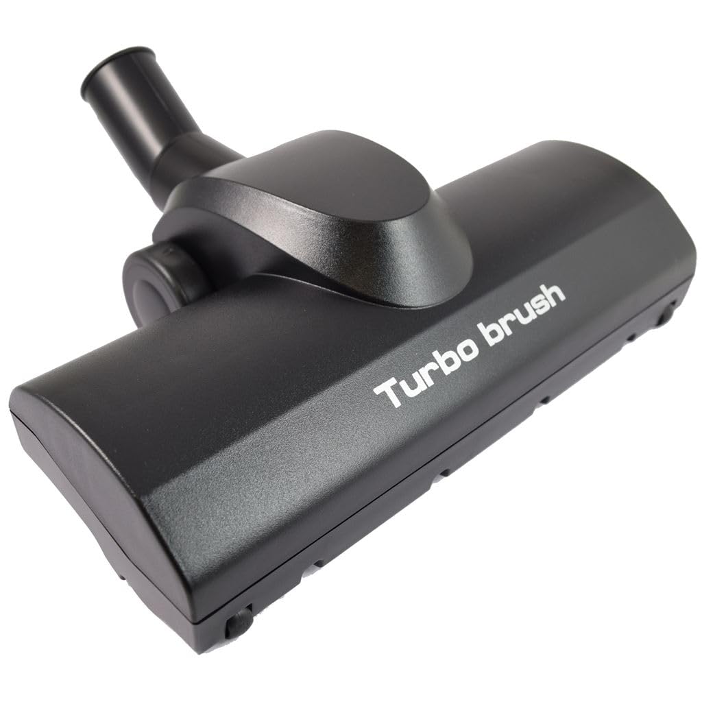 Yourspares 32 mm Universal Black Airo Turbo Brush Floor Tool – Fits Henry, Hetty, Harry, George, James & Charles Vacuums – Powerful Air-Driven Pet Hair & Carpet Cleaning Attachment