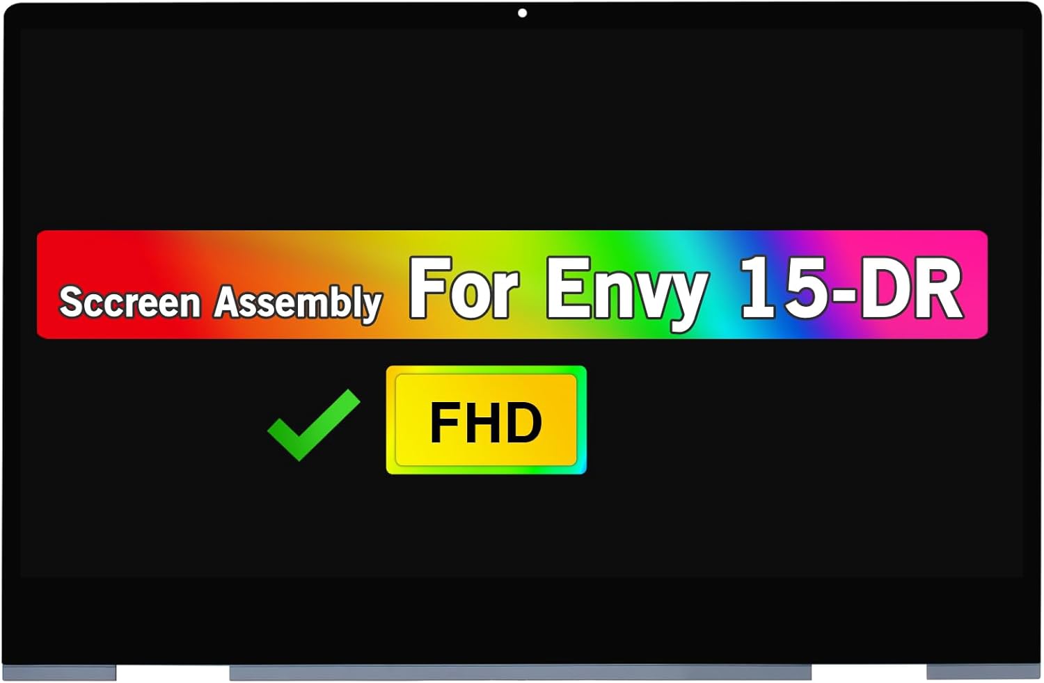 15.6" Digitizer Assembly L53545-001 L64480-001 for HP Envy X360 15M-DR 15T-DR 15M-DR0011DX 15M-DR0012DX 15M-DR1011DX 15M-DR1012DX LCD Touch Screen Replacement 1080P