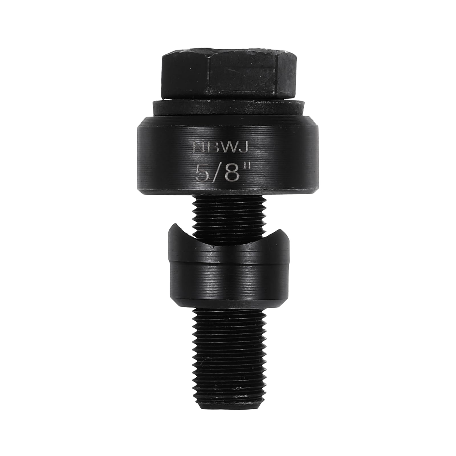 sourcing map Sheet Metal Hole Punch 5/8" Bearing Steel Circle Hole Puncher Set Knockout Punch Die Cutter Tool with Hex Head Screw for Stainless Steel Sink Copper Plate โ image 1